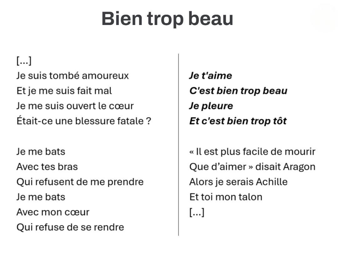 Bien trop beau